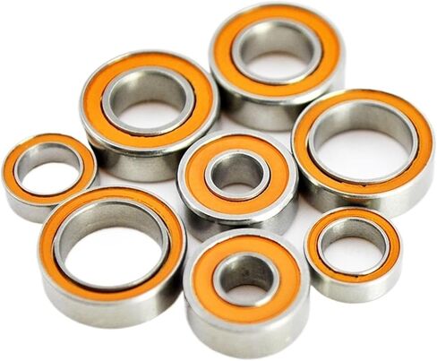 10pcs هجينة السيراميك تحمل الصب المقاوم للصدأ بكرات الغزل 4x10x4mm 5x8x2.5 6x12x4 8x12x3.5 مم محامل الكرة الصغيرة (SMR85 5x8x2.5mm) in Saudi Arabia
