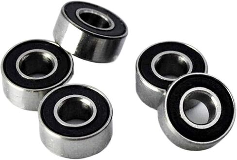 10pcs 683 2RS 3 * 7 * 3 mm Miniature Bearing Chrome Steel 683RS Bore 3mm Small Deep Groove Mini Ball Bearings in Saudi Arabia