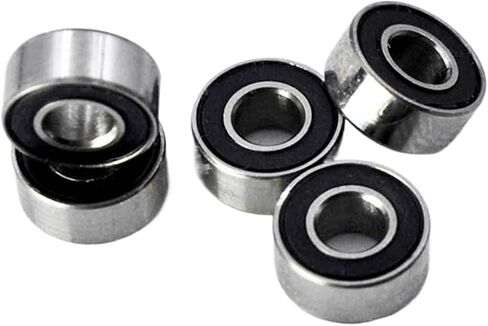 10pcs 683 2RS 3 * 7 * 3 mm Miniature Bearing Chrome Steel 683RS Bore 3mm Small Deep Groove Mini Ball Bearings in Saudi Arabia