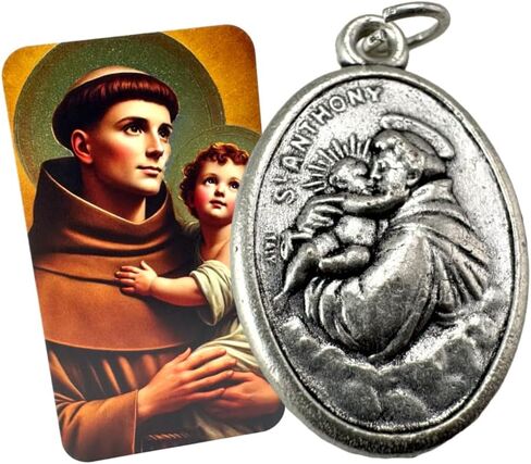 Westmon Works St Anthony Medal Medallion الإيطالية مع الولايات المتحدة الأمريكية صنعت صلاة القديس in Saudi Arabia