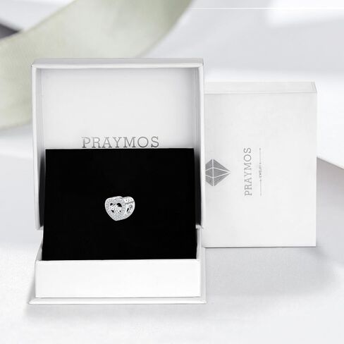 PRAYMOS Charms Beads for Women 925 Sterling Silver Dangle Pendant Bead Girl Jewelry Beads DIY Gifts for Women Bracelet Necklace in Saudi Arabia