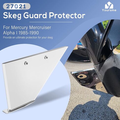 27021 Skeg Guard Skeg Protector Kit استبدال Mercury Mercruiser Alpha I 1985-1990 ، الفولاذ المقاوم للصدأ من الدرجة البحرية in Saudi Arabia