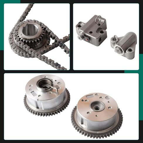 سلسلة التوقيت VVT Gear Sprocket Kit مناسبة لـ Chrysler 200 لـ Sebring ، لجيب Compass for Patriot ، ل Dodge Avenger for Caliber for Journey 2.0L 2.4L 2007-2018 ، OE #4884868AB 4884482AB in Saudi Arabia