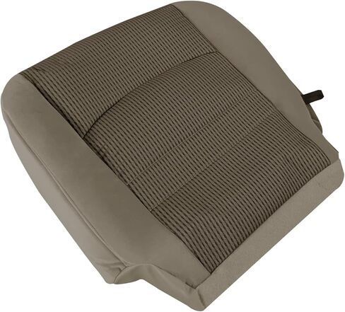 Passenger Bottom Fabric Cloth Seat Cover, Replacement 2tone Tan Passenger Side Seat Cover Compatible with Dodge Ram 1500 2500 3500 4500 5500 SLT 2009-2012 in Saudi Arabia