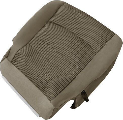 Passenger Bottom Fabric Cloth Seat Cover, Replacement 2tone Tan Passenger Side Seat Cover Compatible with Dodge Ram 1500 2500 3500 4500 5500 SLT 2009-2012 in Saudi Arabia