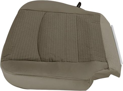 Passenger Bottom Fabric Cloth Seat Cover, Replacement 2tone Tan Passenger Side Seat Cover Compatible with Dodge Ram 1500 2500 3500 4500 5500 SLT 2009-2012 in Saudi Arabia