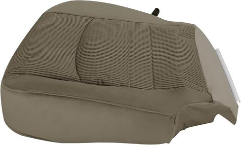 Passenger Bottom Fabric Cloth Seat Cover, Replacement 2tone Tan Passenger Side Seat Cover Compatible with Dodge Ram 1500 2500 3500 4500 5500 SLT 2009-2012 in Saudi Arabia