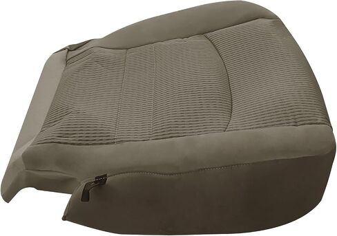 Passenger Bottom Fabric Cloth Seat Cover, Replacement 2tone Tan Passenger Side Seat Cover Compatible with Dodge Ram 1500 2500 3500 4500 5500 SLT 2009-2012 in Saudi Arabia