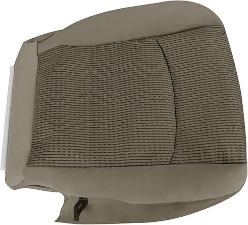 Passenger Bottom Fabric Cloth Seat Cover, Replacement 2tone Tan Passenger Side Seat Cover Compatible with Dodge Ram 1500 2500 3500 4500 5500 SLT 2009-2012 in Saudi Arabia