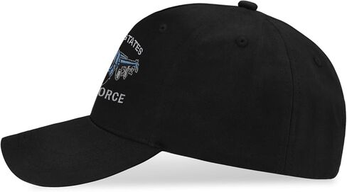 U.S. Air Force Hats for Men Women Adjustable Size Baseball Cap, Air Force Gifts Black in Kuwait