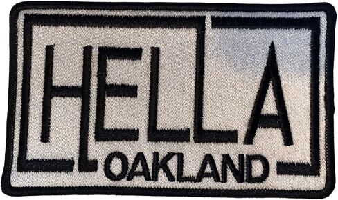 (Hella Oakland) مطرزة من الحديد/الخياطة على التصحيح-الفخر الأمريكيين من أصل أفريقي من قبل Prideful Patchez للسترات ، والقبعات ، الجينز ، حقائب الظهر ، الملابس ، الحرف اليدوية DIY ، الملحقات والهدايا in Saudi Arabia