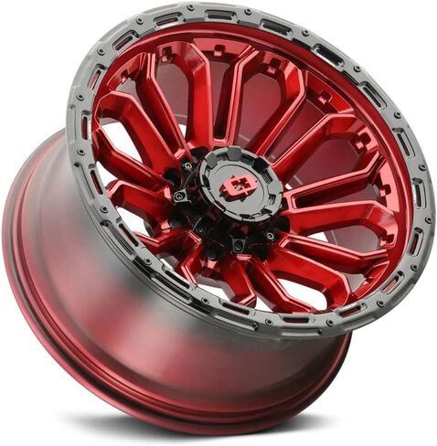 Vision 405 Korupt 18x9 6x5.5" -12mm Red Wheel Rim 18" Inch in Saudi Arabia