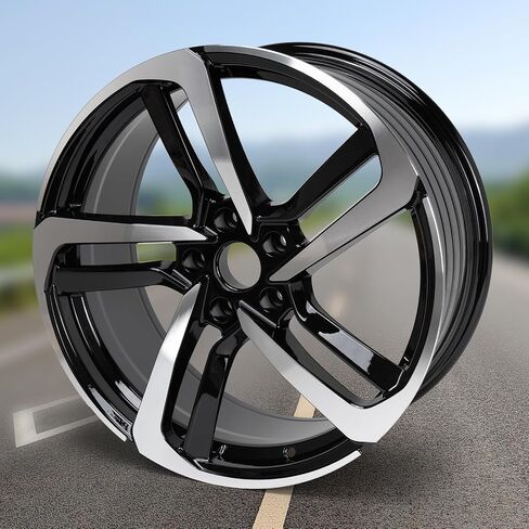 Car rims 19 inch, 19" x 8.5" Aluminum Wheel Rim, 35 Offset, 5-114.3 Bolt Pattern, Black Aluminum Replacement Wheel Rim, For Honda Accord 2018-2022 in Saudi Arabia