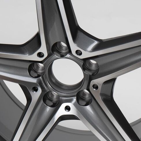 حافات السيارات 18 بوصة ، 18 "× 8.5" حافة عجلة الألومنيوم ، 45 إزاحة ، نمط الترباس 5x112 ، معالجة الحافات البديلة الرمادية ، للفترة 2014-2016 B250 CLA250 CAR RIM US (Qty 1) in Saudi Arabia