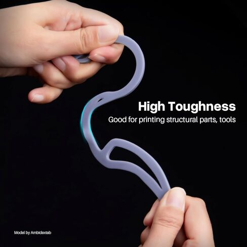 ELEGOO Water Washable ABS-Like 3D Printer Resin, High Durability and Toughness, Low Odor, Wide Compatibility for 405nm Mars Saturn Jupiter MSLA DLP LCD 3D Printing, Ceramic Grey 1000g in Saudi Arabia