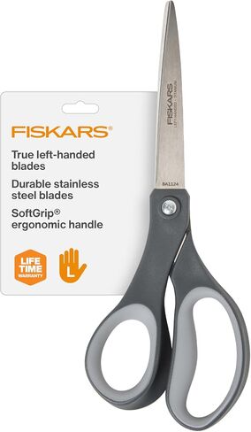 مقص Fiskars المدبب غير القابل للالتصاق، مع شفرات من الفولاذ المقاوم للصدأ مثالية للمواد اللزجة، ومقابض ناعمة مريحة منحنية in Saudi Arabia