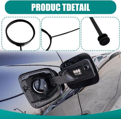 Car Fuel Tank Cap Rope, Gas Cap Tether, Fuel Filler Gas Lanyard, Car Accessories Compatible with X1 X3 X5 X6 X7 1 3 5 7Series, Replace OEM#16117193372 16117222330 16117222391 in Saudi Arabia