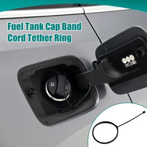 Car Fuel Tank Cap Rope, Gas Cap Tether, Fuel Filler Gas Lanyard, Car Accessories Compatible with X1 X3 X5 X6 X7 1 3 5 7Series, Replace OEM#16117193372 16117222330 16117222391 in Saudi Arabia