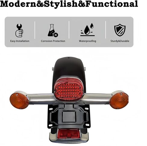 دعامة نقل لوحة الترخيص لأعمدة إشارة الانعطاف لهارلي ديفيدسون؛ مجموعة نقل لوحة الترخيص لدراجة Harley Softail/Touring 1986-2023 in Kuwait