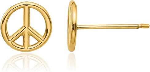 14 كيلو بايت الصلبة الصلبة الذهب السلام علامة ملهمة الرمز. in Kuwait