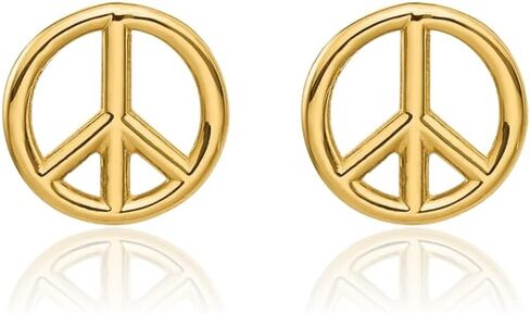 14 كيلو بايت الصلبة الصلبة الذهب السلام علامة ملهمة الرمز. in Kuwait