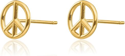 14 كيلو بايت الصلبة الصلبة الذهب السلام علامة ملهمة الرمز. in Kuwait