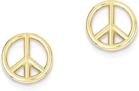 14 كيلو بايت الصلبة الصلبة الذهب السلام علامة ملهمة الرمز. in Kuwait