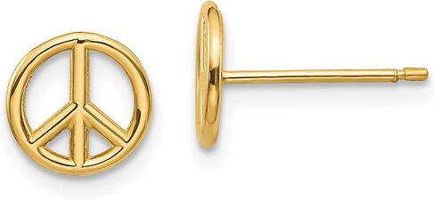 14 كيلو بايت الصلبة الصلبة الذهب السلام علامة ملهمة الرمز. in Kuwait