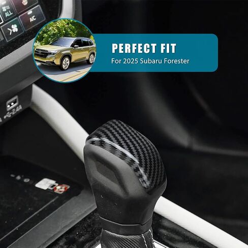 INTGET Gear Panel Cover for 2026 2025 Subaru Forester Accessories Carbon Fiber Center Console Interior Accessories for 2025 Forester Premium/Sport/Wilderness/Limited/Touring in Kuwait