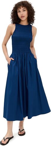 Madewell Women's The Melody Scoopback Scoopback Midi Dress in Kuwait