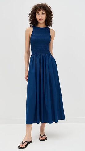 Madewell Women's The Melody Scoopback Scoopback Midi Dress in Kuwait