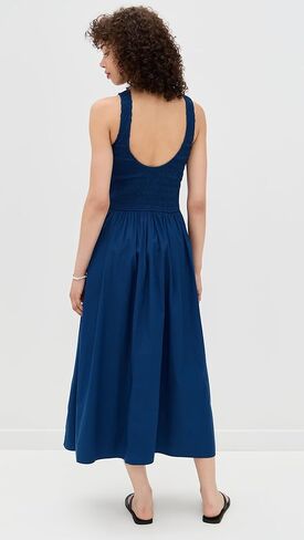 Madewell Women's The Melody Scoopback Scoopback Midi Dress in Kuwait