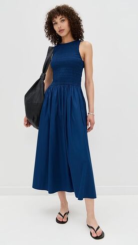 Madewell Women's The Melody Scoopback Scoopback Midi Dress in Kuwait