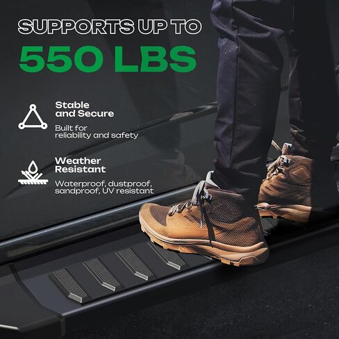 ألواح الجري لعام 1999-2016 Ford F250 F350 F450 Super Duty Crew Cab (4 أبواب كاملة الحجم) لعام 2015 F-250 Super Duty Truck Steps Side Steps 6 Inges Nerf Bars for F-350 Superduty Crew Cab in Kuwait