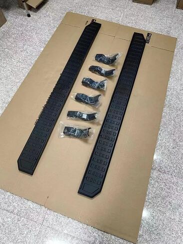 2PCS Side Steps Running Boards Nerf Bars Fits for T Land Cruiser J250 Land Cruiser Prado LC250 2024 2025 2026 with Brackets Hardwares in Saudi Arabia