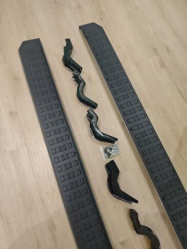 2PCS Side Steps Running Boards Nerf Bars Fits for T Land Cruiser J250 Land Cruiser Prado LC250 2024 2025 2026 with Brackets Hardwares in Saudi Arabia