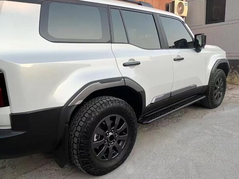 2PCS Side Steps Running Boards Nerf Bars Fits for T Land Cruiser J250 Land Cruiser Prado LC250 2024 2025 2026 with Brackets Hardwares in Saudi Arabia
