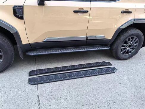 2PCS Side Steps Running Boards Nerf Bars Fits for T Land Cruiser J250 Land Cruiser Prado LC250 2024 2025 2026 with Brackets Hardwares in Saudi Arabia