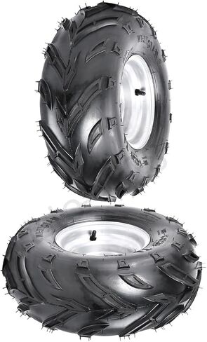 7 inch 16x8-7 16x8x7 16x8.00-7 Tire Rim 3 Lug Wheel 78mm Bolt Distance for Taotao ATV Go Kart Quad Buggy Mini Bike 70cc 90cc 110cc 125cc (1) in Saudi Arabia