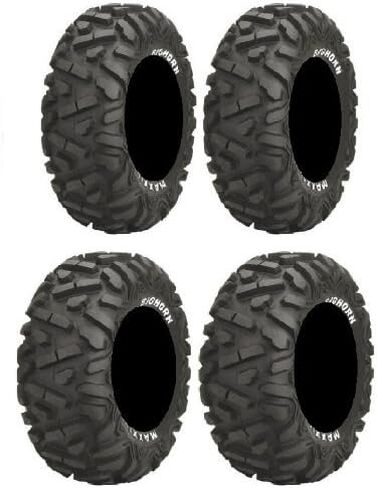Full set of Maxxis BigHorn Radial 26x9-12 and 26x12-12 ATV Tires (4) in Saudi Arabia