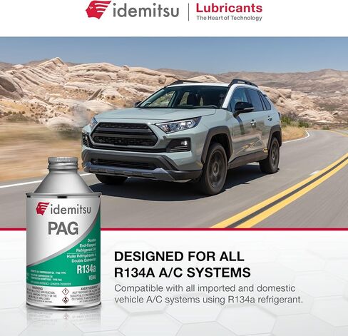 idemitsu Hermetic AC ضاغط زيت PAG - PAG 46 MVAC OIL لضاغط AC R134A (CAN 250 مل ، 8 أوقية) (1) in Saudi Arabia