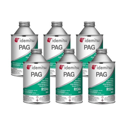 idemitsu Hermetic AC ضاغط زيت PAG - PAG 46 MVAC OIL لضاغط AC R134A (CAN 250 مل ، 8 أوقية) (1) in Saudi Arabia