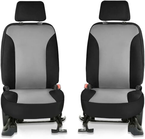 CarsCover Custom Fits 2014-2018 GMC Sierra Neoprene SUV Car Front Seat Covers Gray & Black Sides Driver & Passenger Cover in Saudi Arabia