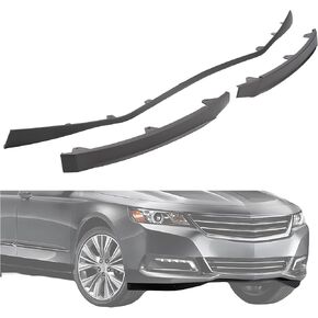 HECASA 3PCS الوفير الأمامي الوفير متوافق مع 2014-2020 CHEVY CHEVROLET IMPALA LOMER VALANCE VALANCE APRON AIR DAM PROTECTOR in Kuwait