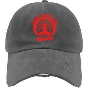 World Tuberculosis Day Hats for Mens Washed Distressed Baseball Caps Low Washed Dad Hats Quick Dry Dark Grey in Saudi Arabia