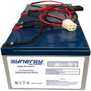 Razor 36 Volt (3) 12V12AH High Performance Rechargeable Batteries Fits MX500, MX650 Versions 1-7 Crazy Cart XL, RSF650 Battery Pack Re-useable Wiring Harness W25143401003,W15128190003 Beiter DC in Saudi Arabia