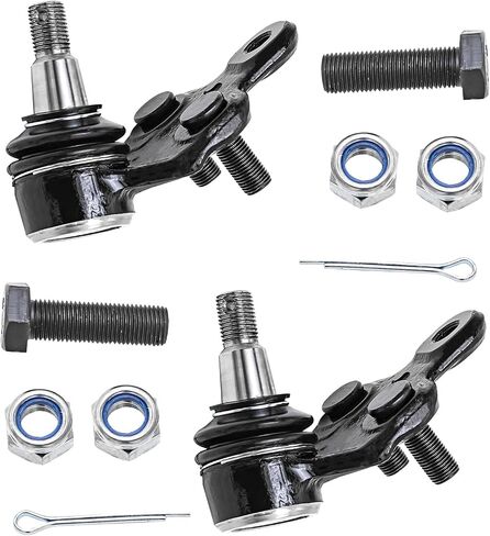 Detroit Axle - Front 10pc Suspension Kit for 04-10 Toyota Sienna, 4 Outer & Inner Tie Rod Ends 2 Sway Bars 2 Ball Joints 2 Boots 2004 2005 2006 2007 2008 2009 2010 Replacement in Saudi Arabia