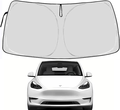 الزجاج الأمامي الظل الشمس متوافق مع Tesla Model Y/3 2025 2024 2023 2022 2021 2020 2019 2018 2017 2017 in Kuwait