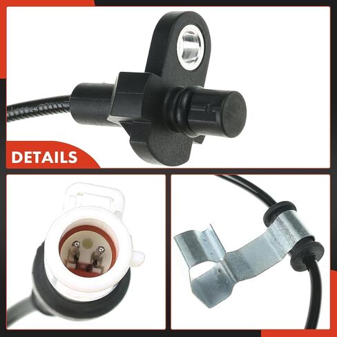 A-Premium ABS Wheel Speed Sensor Compatible with Ford, Lincoln Models - Edge 2007-2008, MKX 2007-2008, 3.5L, FWD - Front and Rear, Driver and Passenger Side, Replace# DT4Z2C205AB 4-PC Set in Saudi Arabia