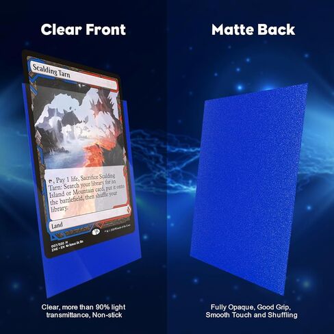 أكمام بطاقات MTG 600CT، أكمام بطاقات خلفية شفافة أمامية مزخرفة، واقيات بطاقات سطح السفينة، أكمام بطاقات ذات حجم قياسي لـ Magic The Gathering، بطاقة البيسبول، البطاقات الرياضية، بطاقة الألعاب in Kuwait